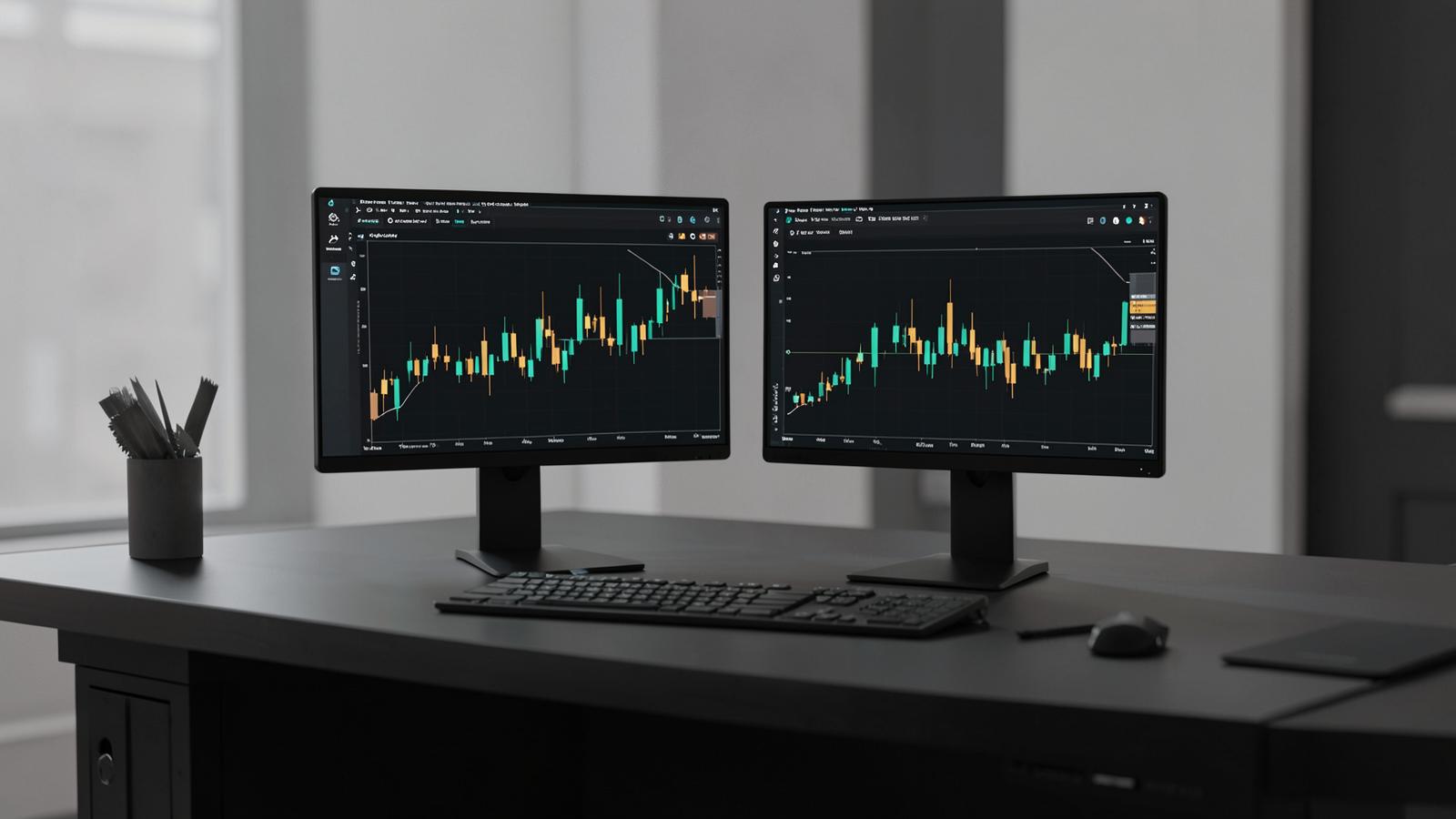 Trading environment illustrating the raxon24.com review dossier
